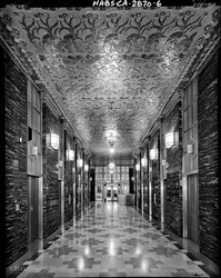 Pacific Telephone Building Elevator Lobby • HABS Photograph