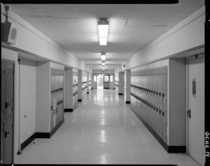 Grover Cleveland High Lockers • HABS Photography