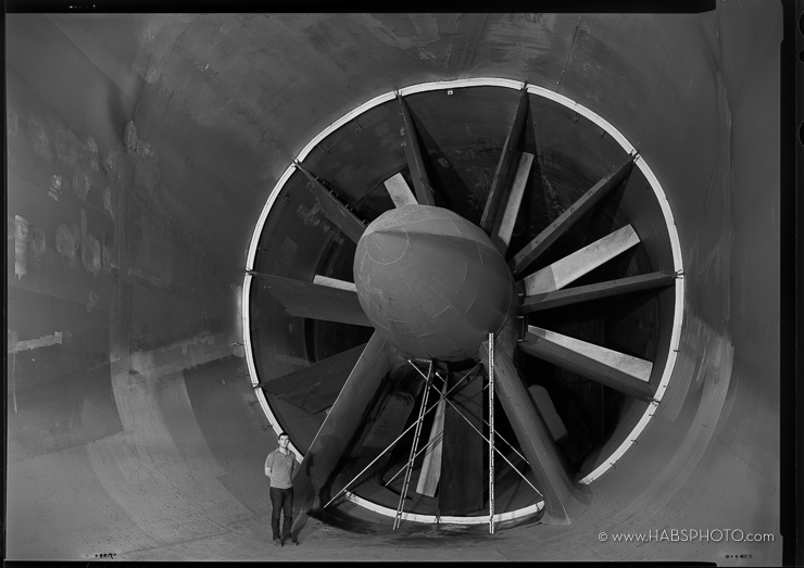 HAER Photograph of 7'x10' wind tunnel at NASA Ames