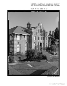 Los Angeles County Hospital • HABS Mount Card