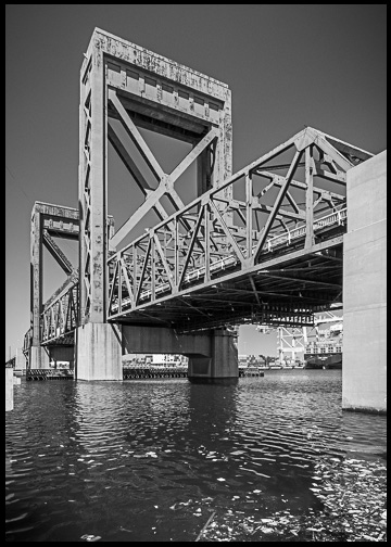 HAER Photo of Heim Bridge in Long Beach 